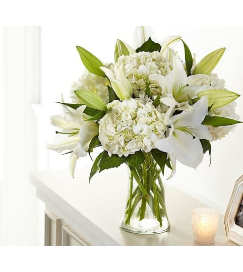 Pure White Elegance Vase