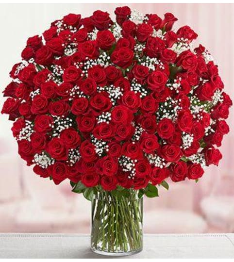 Super Luxurious 150 Red Roses