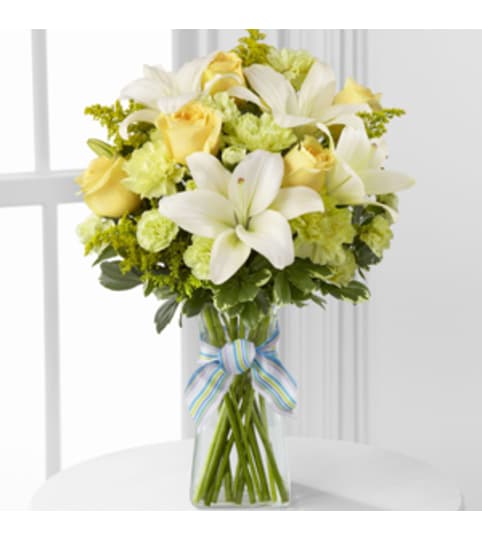 Boy-Oh-Boy Bouquet. An arrangement by Petals and Co..