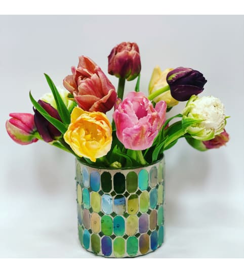 Perfect Mosaic Tulips