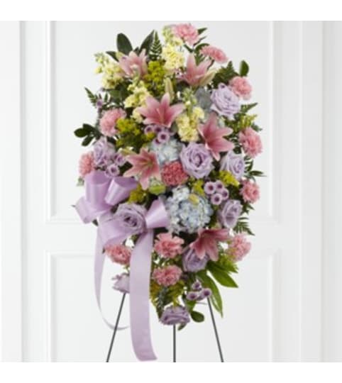 Blessings of the Earth Easel Arrangement. An arrangement by Petals and Co..