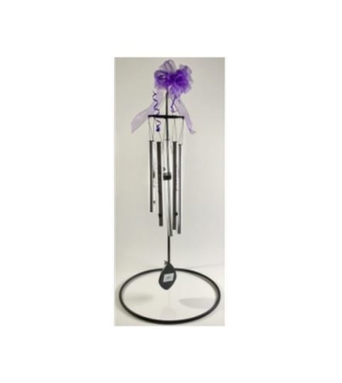 FOOTPRINTS IN THE SAND WINDCHIME. An arrangement by J.D. Ballantine's Flowers and Gifts.