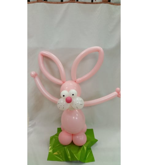 Safari Pink Bunny Balloon Buddy