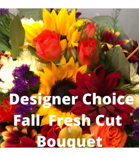 DESIGNER'S CHOICE FRESH CUT BOUQUET. An arrangement by Northwest Florist.