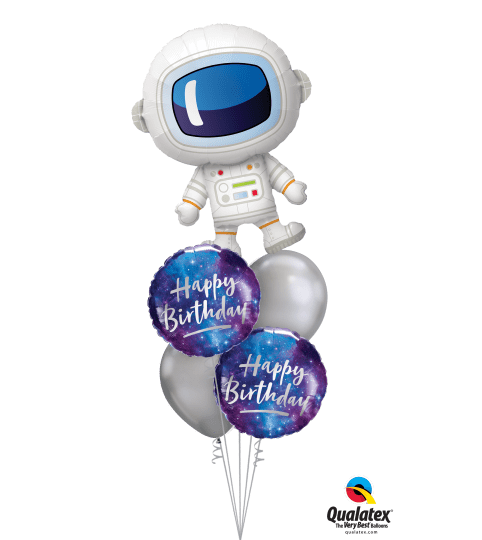 Outta-this-World Birthday Cheerful Balloon Bouquet