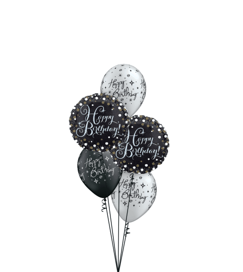 Sparkling Birthday Classic Balloon Bouquet
