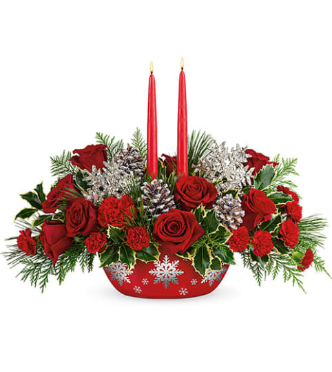 Teleflora's Winter's Eve Centerpiece