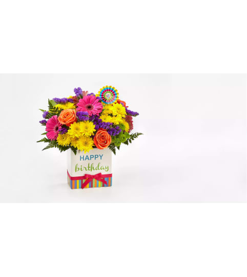 Bright Surprise. An arrangement by Novak's Flower Shoppe.