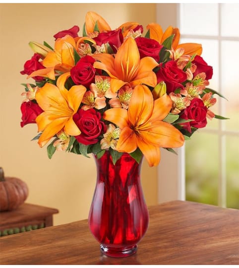 Elegant Autumn. An arrangement by Novak's Flower Shoppe.