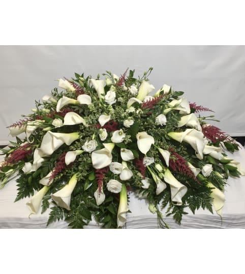 The Calla Lily Casket Spray