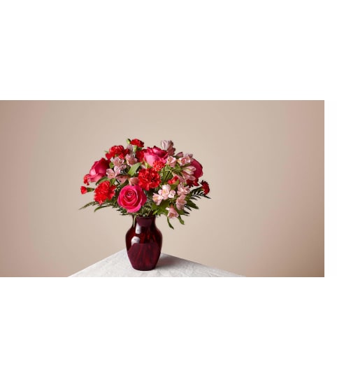 THE VALENTINE. An arrangement by Novak's Flower Shoppe.