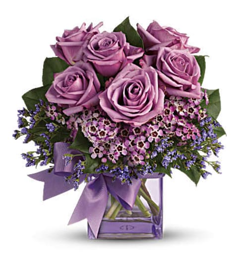 Lavender Melody Bouquet of Roses