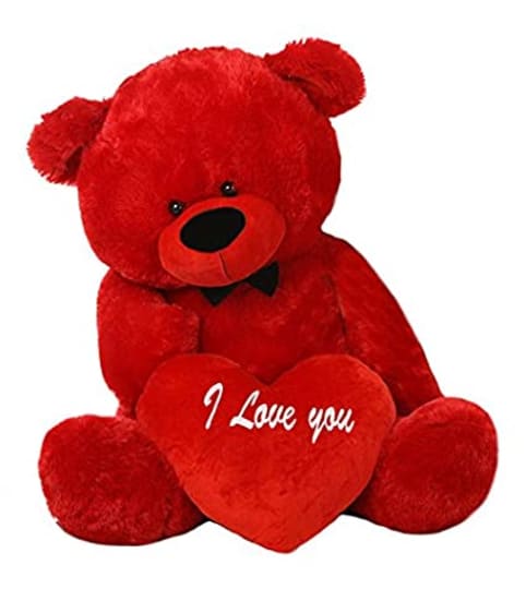 I Love You Red Large Bear