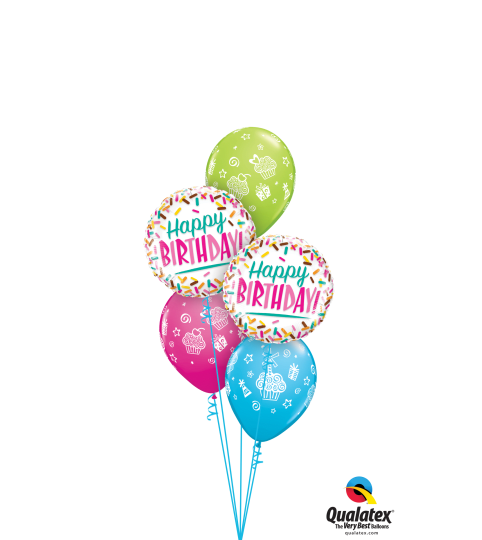 Birthday Sprinkles Classic Balloon Bouquet