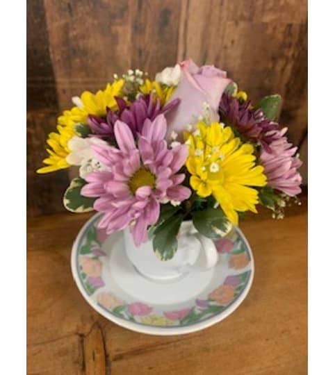 Teabloom Time. An arrangement by Calgary's Own Flower Co.
