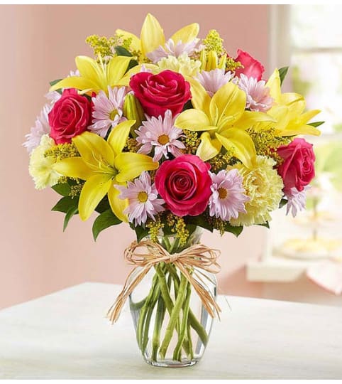 FIELDS FOR MOM. An arrangement by J.D. Ballantine's Flowers and Gifts.