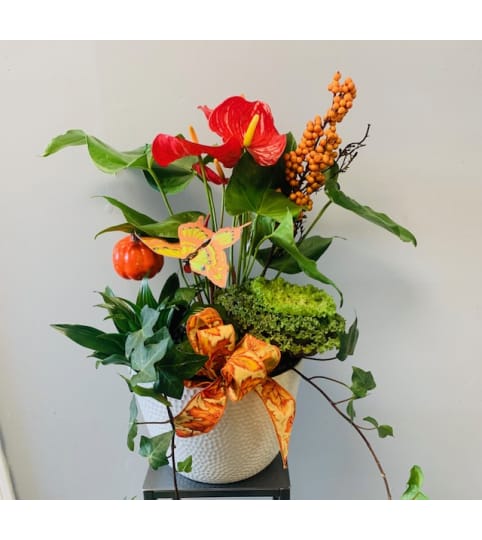 XL Fall Planter. An arrangement by Marianna's Flower Island.
