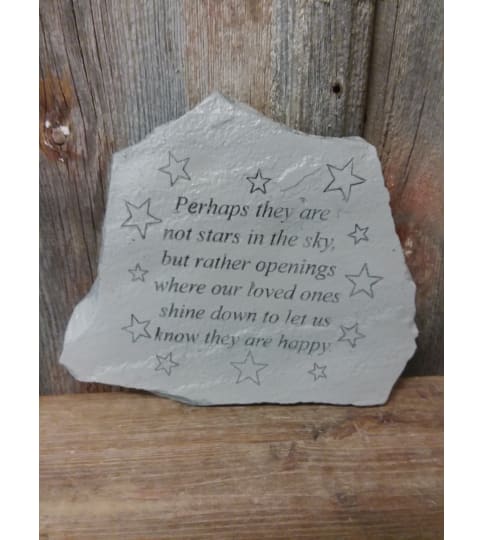 OUT OF STOCK - Plaque (medium) 'Perhaps They Are Not Stars'