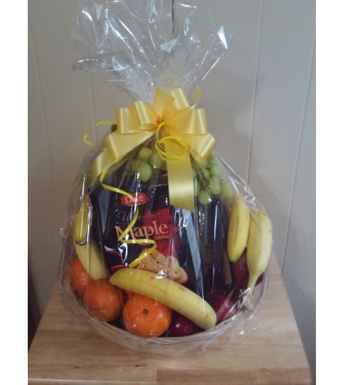 Fruit Baskets. An arrangement by Heatherton's Florist and Gifts.