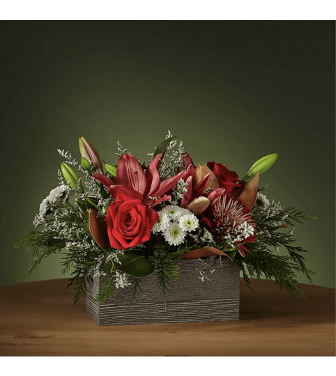 FTD Dress the Mantel Bouquet. An arrangement by Flamingo Floral and Gifts.