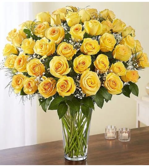 Ultimate Elegance 60 Long Stem Yellow Roses