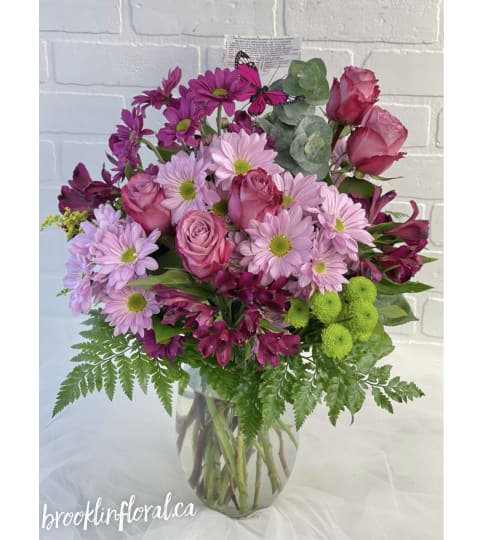 The WINCHESTER. An arrangement by Brooklin Floral and Garden Shoppe Inc..