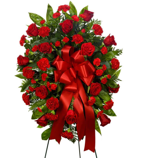 In our heart. An arrangement by Sanger Flowers.