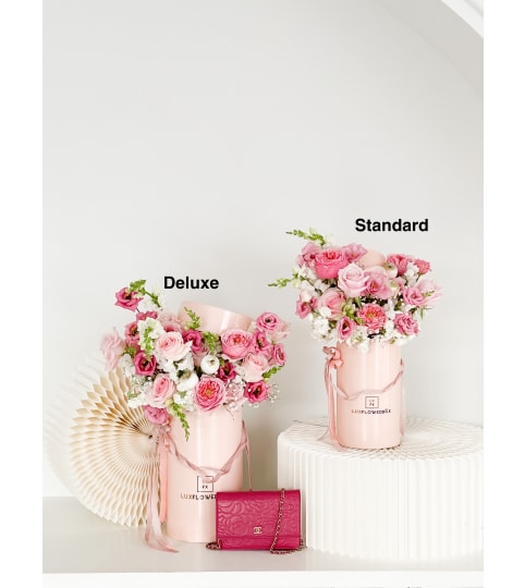 Miss Chanel. An arrangement by Lux Flower Box.