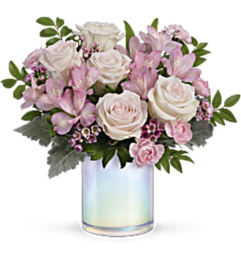 Pretty As a Pearl Bouquet. An arrangement by Flowers of Jacksonville.