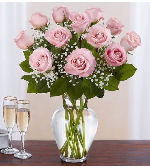 The FTD® Pastel Pink Rose Bouquet