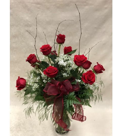 Dozen Premium Red Roses arranged READ DESCRIPTION FOR QUANTITIES