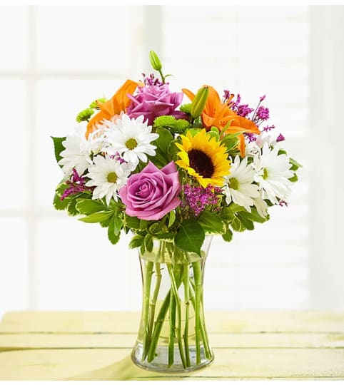 Cheerful Blooms vibrant Bouquet