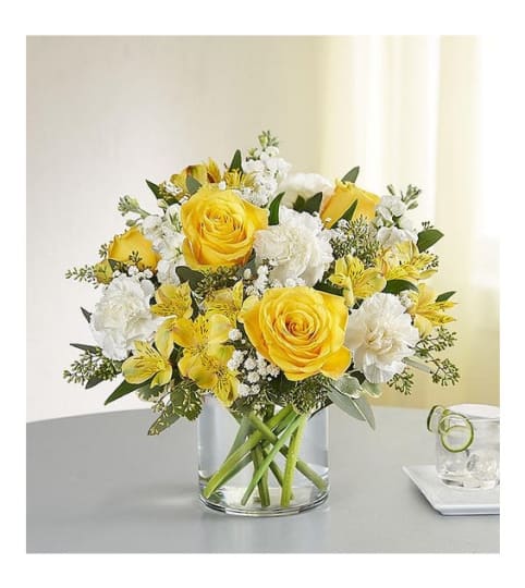 Yellow and White Delight Bouquet by Conny's Flower Shop. An arrangement by Conny's Flower Shop.