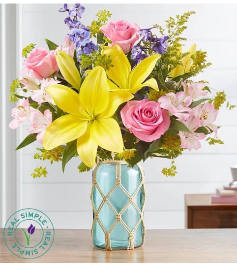 Garden Sentiments. An arrangement by L and J Blooms.