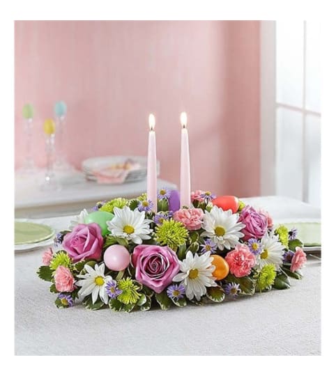 Easter Centerpiece by Conny's Flower Shop