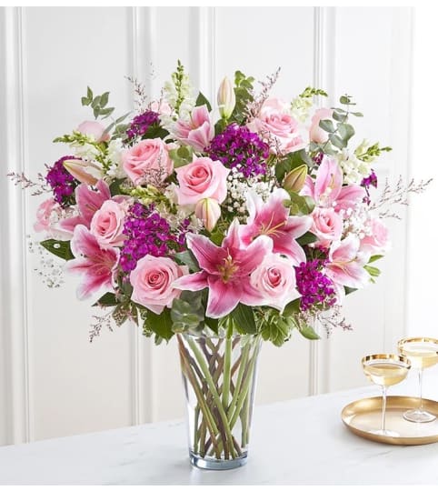 Mom's Celebration. An arrangement by L and J Blooms.