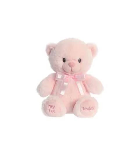 Plush 'My First Teddy' Pink