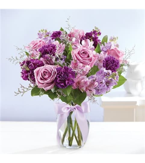 Shades of Purple Mixed Bouquet