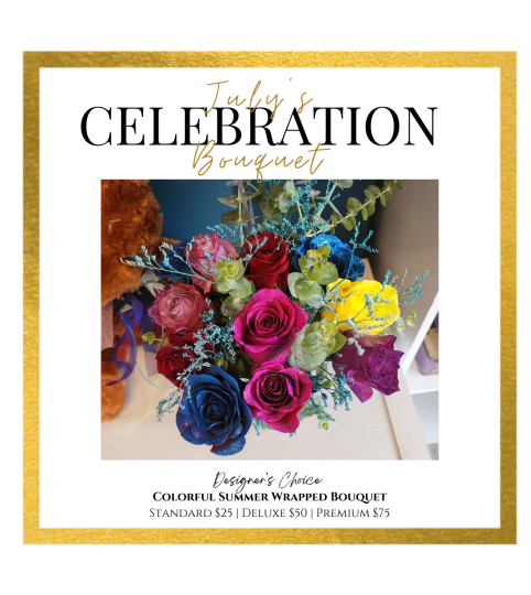 Designer's Choice: Colorful Summer Wrapped Bouquet