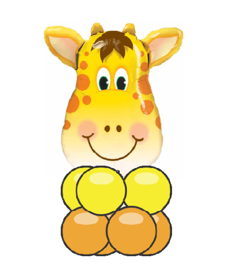 Jolly Giraffe Balloon Super Table Topper