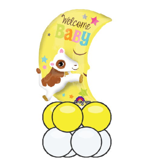 Over The Moon Balloon Super Table Topper