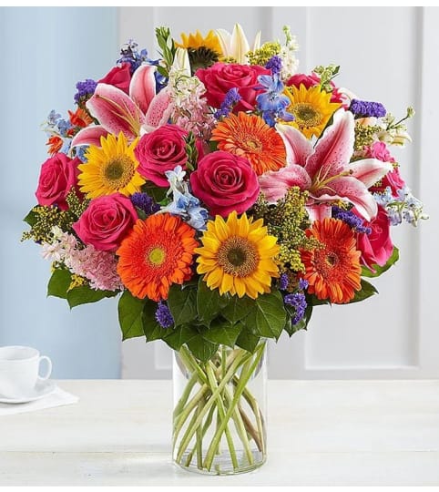 Garden Galore. An arrangement by L and J Blooms.