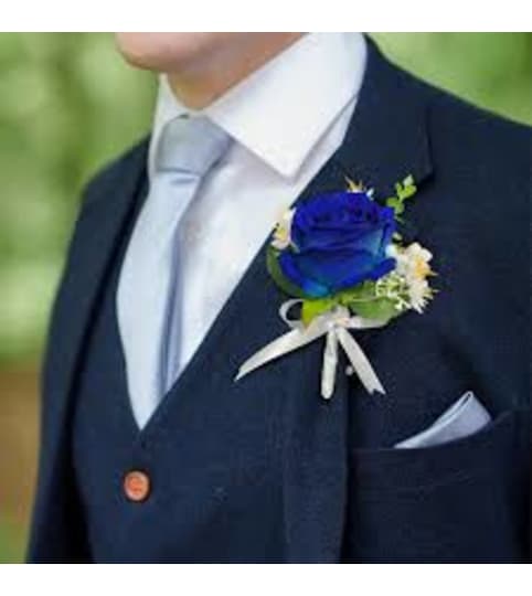 Boutonniere Royal blue