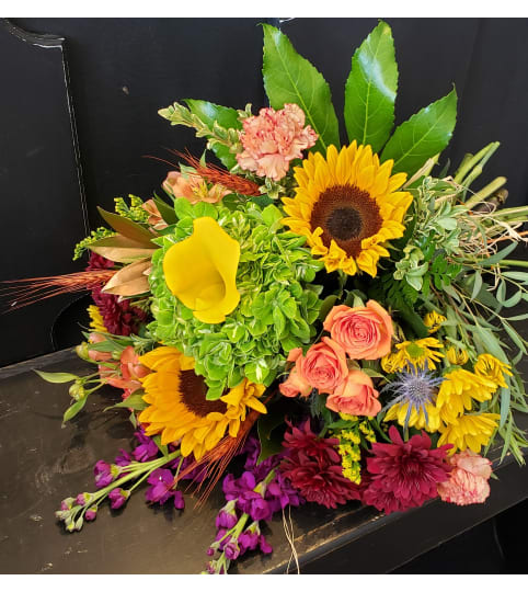 Beautiful Autumn Bouquet. An arrangement by Loyalist Flowers.