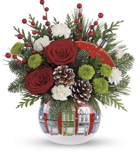 Teleflora’s Silent Night Ornament Arrangement