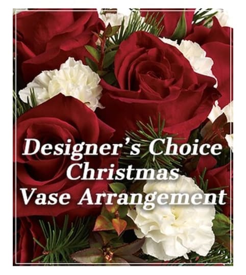 Merry Christmas Vase Arrangement