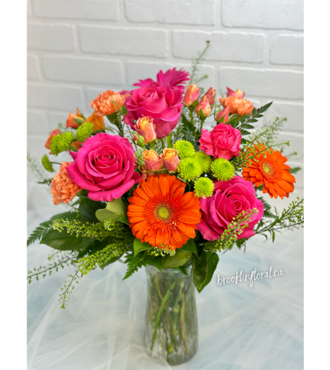 Wake Up Smiling. An arrangement by Brooklin Floral and Garden Shoppe Inc..