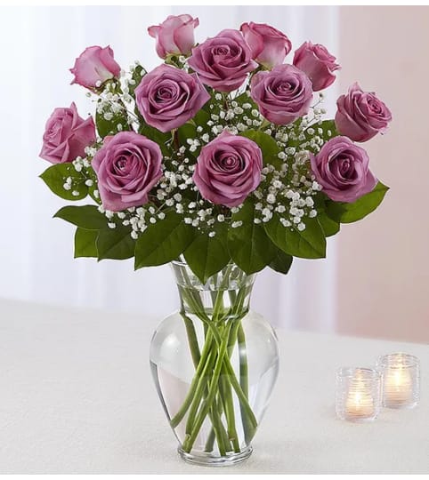 Rose Elegance™ Premium Long Stem Lavender Roses