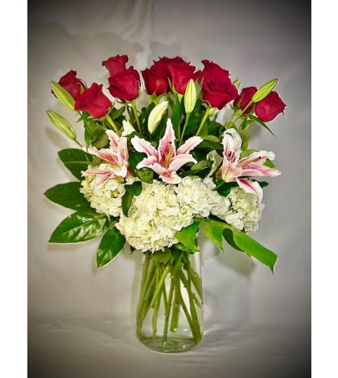 Roses and lilies for you