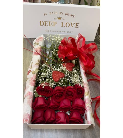 Roses in the box for you